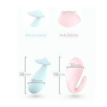 Cargar imagen en el visor de la galería, Dr. Whale - Vibrador Bluetooth Inalámbrico en forma de Ballena