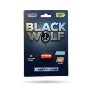 Black Wolf 1 cápsula - Potente vigorizante para hombres
